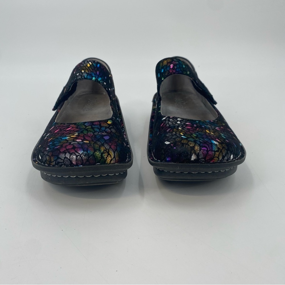 Alegria Paloma Minnow Rainbow Women’s Colorful Metallic Mary Janes 37 - Picture 5 of 10